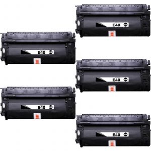 Compatible Canon E40 Toner Cartridge Black 5 Pack